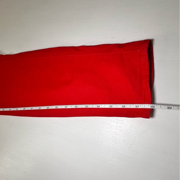 EUC Size 31 J Brand Skinny Leg Lipstick Pants Bright Red Skinny Pants 074 - Picture 8 of 11